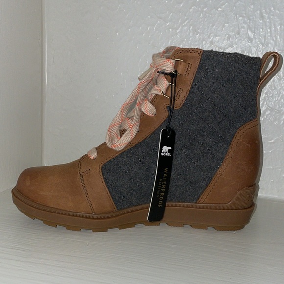 SOREL EVIE II Lace Wedge Bootie Size 7, NWOT - Picture 9 of 16